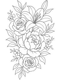 Tatuaggio a fiore