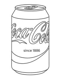 Lattina di Coca Cola