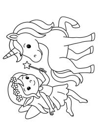 Fata e unicorno