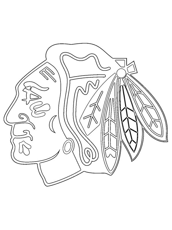 Chicago Blackhawks disegno da colorare