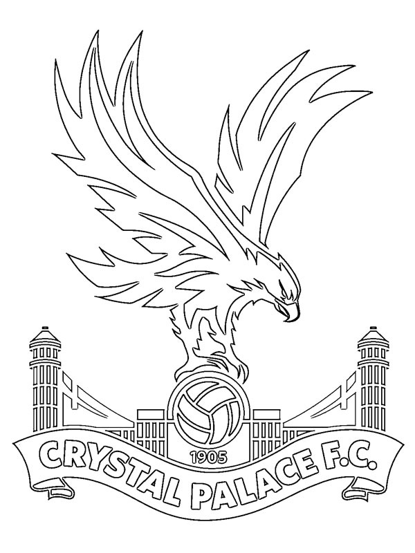Crystal Palace FC disegno da colorare