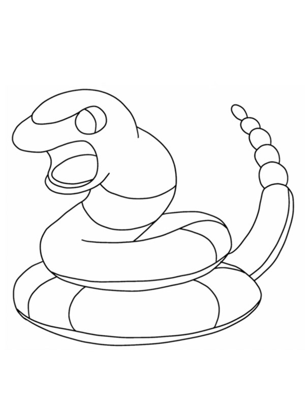 Ekans (Pokémon) disegno da colorare