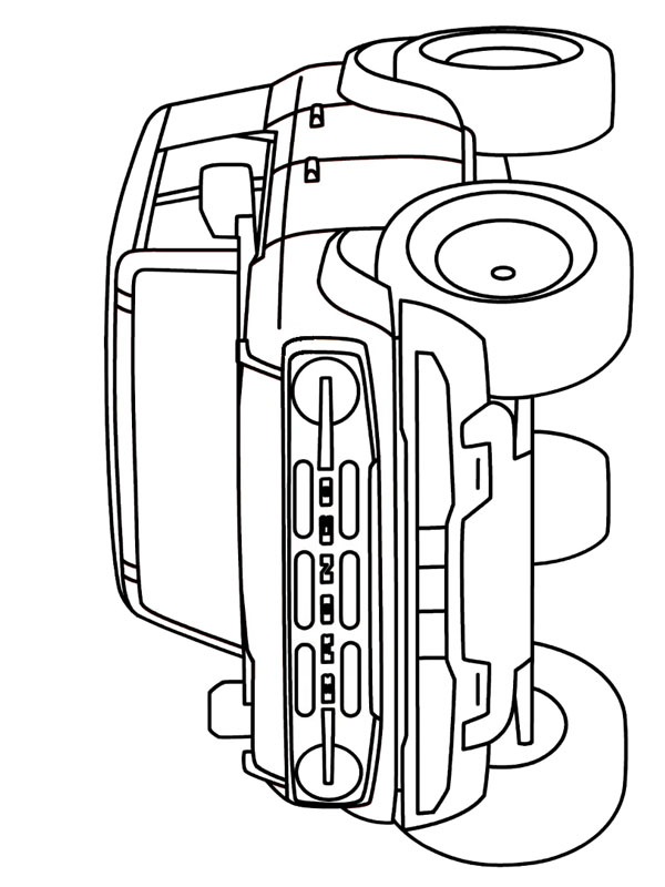 Ford Bronco disegno da colorare