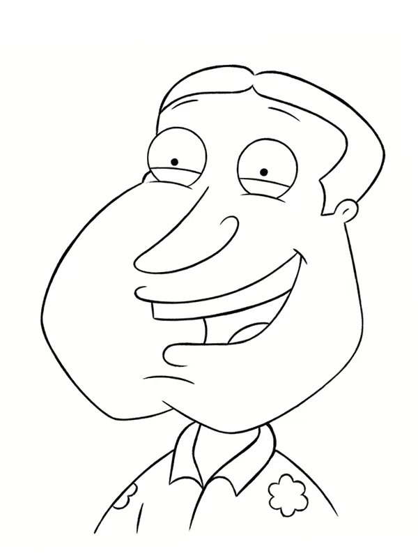 Glenn Quagmire disegno da colorare