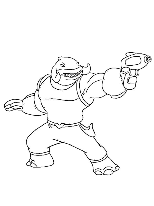 Captain Gantu disegno da colorare