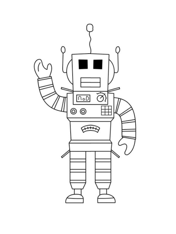 Mr. Robot (Roblox) disegno da colorare