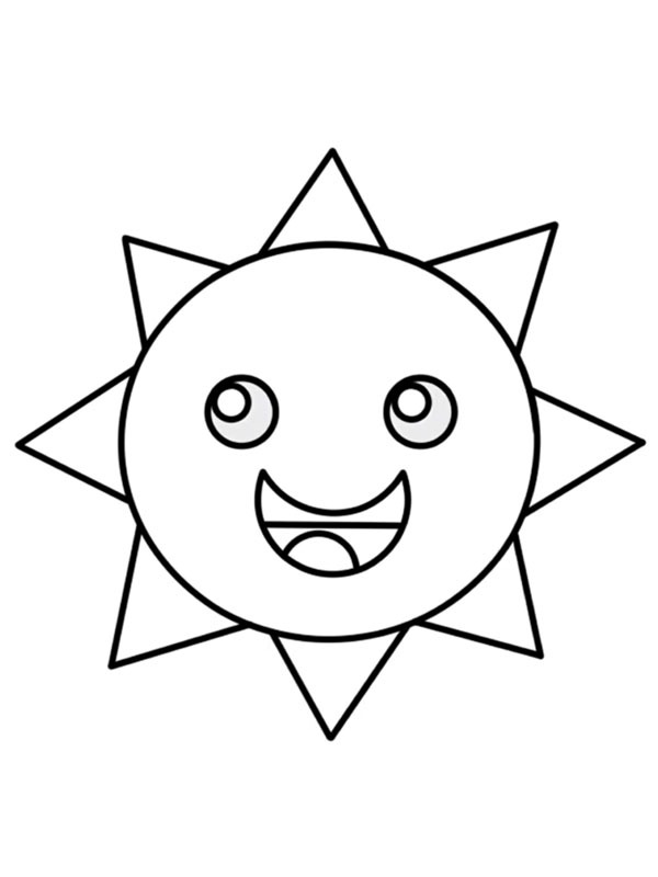 Mr. Sun (Incredibox Sprunki) disegno da colorare