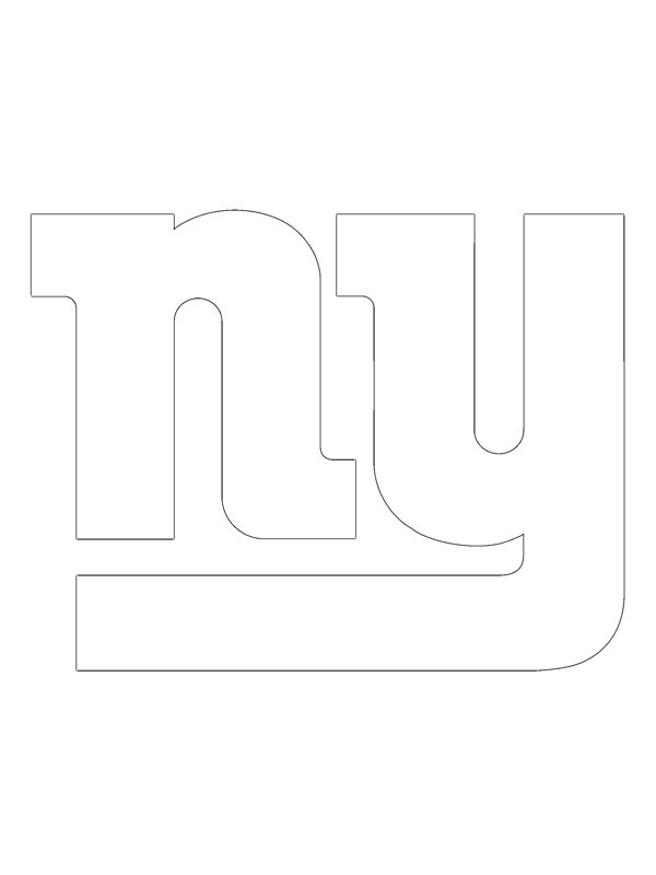 New York Giants disegno da colorare