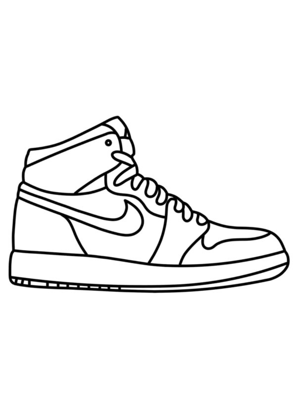 Scarpa Nike disegno da colorare