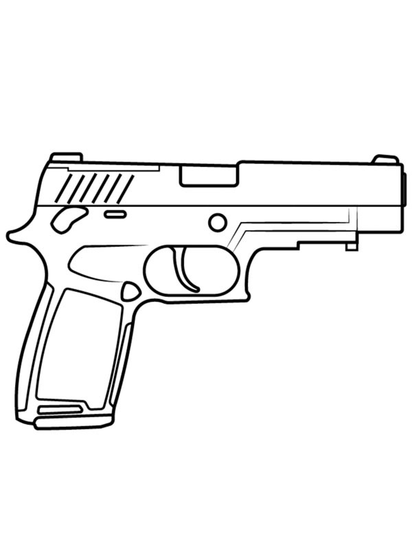 SIG Sauer P320 disegno da colorare