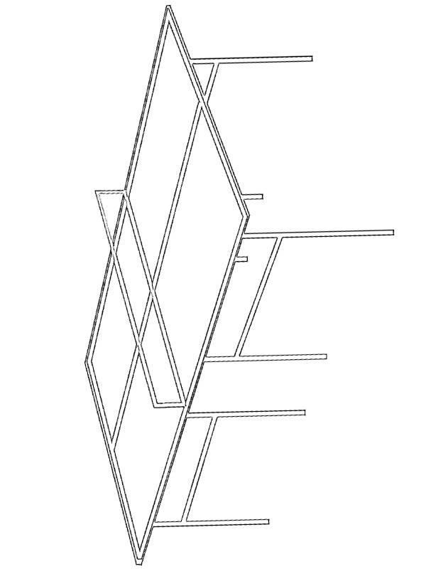 Tavolo da ping pong disegno da colorare